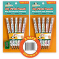 Channie's My First Pencil, Easy-to-Hold Jumbo Pencils for Preschoolers, Kindergarteners & 1st Graders, White Wooden 2B Fat Pencils for Kids Ages 3-7, 2 Pack (5 Each) + Sharpener - style: White Panda, Ages 3-7 (5 Pencils Each) 2-Pack