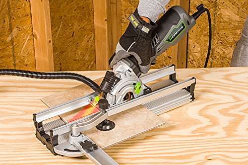 Genesis GPCS535CK 5.8 Amp 3 1/2” Control Grip Plunge Compact Circular Saw Kit with Laser, Miter Base, 3 Assorted Blades, Vacuum Adapter Hose, Rip Guide and Carrying Bag - style: Plunge Circular Saw 3-1/2"