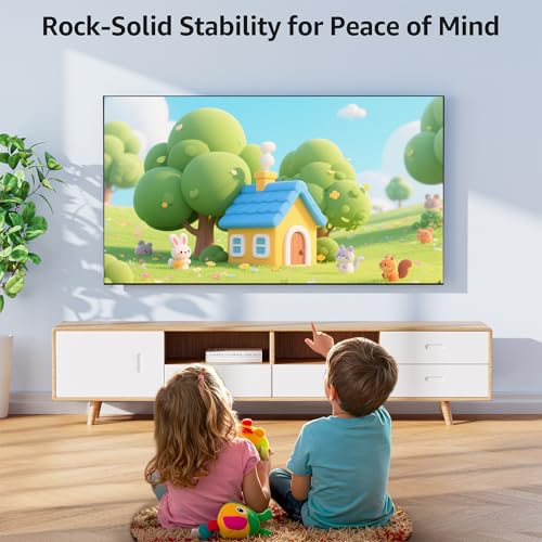 MOUNTUP Large Fixed TV Wall Mount for 50”-120" TVs up to 220 LBS, Ultra Slim TV Mount for Max VESA 950x600mm, Fits 16", 24", 32” Studs, Heavy Duty Low Profile TV Bracket, One-Piece Bracket - size: Fit Most 50"-120" TVs