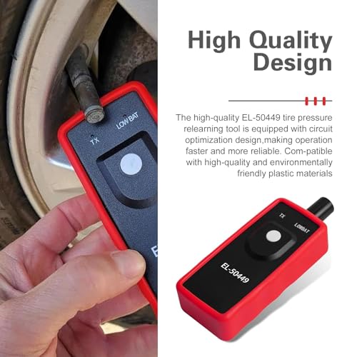 TPMS Relearn Tool, EL-50449 Tpms Reset Tool, Car Tire Pressure Monitor Sensor Activation Reset Tools, Universal for Most Auto, Sedan, SUV