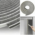 Brush Weather Stripping Door Window Seal,0.2"x0.4"x33FT - color: Gray, size: 0.2"x0.4"x33FT