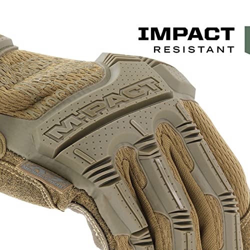Mechanix Wear M-Pact Tactical Work Gloves Brown, Medium - color: Brown, size: Medium