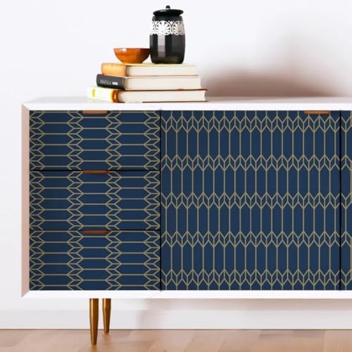 Main Street Peel and Stick Wallpaper Sheets, Indigo Diamonds, 12 Pack - style: Indigo Diamonds