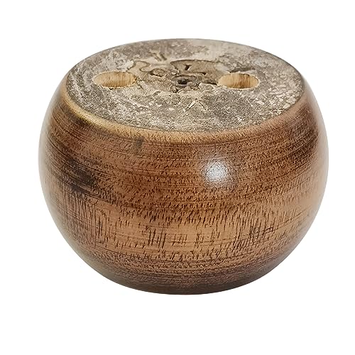 2 Inch Wood Sofa Furniture Legs Round Walnut Bun Feet 2 Inch Tall Legs Replacement for Sofa/Couch/Ottoman/Loveseat/Cabinet with Screw Set of 4 (Diameter: 2.7inch, Walnut) - color: Walnut, size: Diameter: 2.7inch