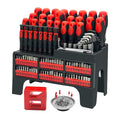 118PCS Magnetic Screwdriver Set, Screwdriver Set with Plastic Racking, Precision Screwdriver, Magnetizer Demagnetizer and Magnetic Bowl, Repair Tools Set for DIY and Home Improvement