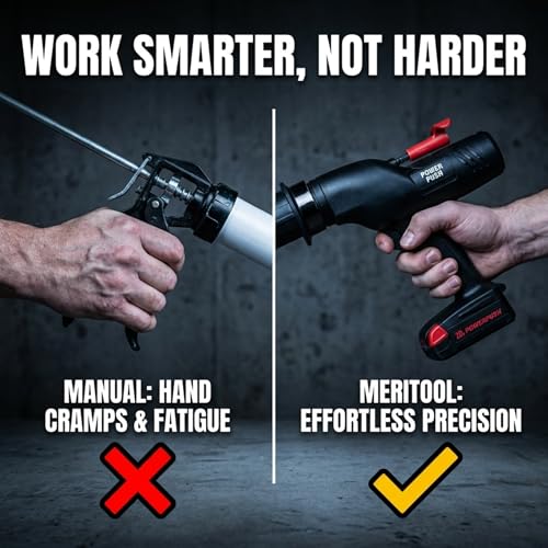 20V Cordless Caulking Gun, 29 oz Cartridge, 900 lb Thrust, 856 ml - size: 29oz / 856ml / 1 Quart, style: Cordless 20V (5000 Series)