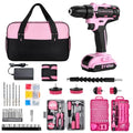 Cordless Drill Set 220 Pcs, 21V Power Drill with Tool Kit, Storage Bag, Electric Drills for Women, Precision Screwdriver set, Magnetic Tool Belt, Hand ToolBox, Drills Brush, Valentine's Day Gifts
