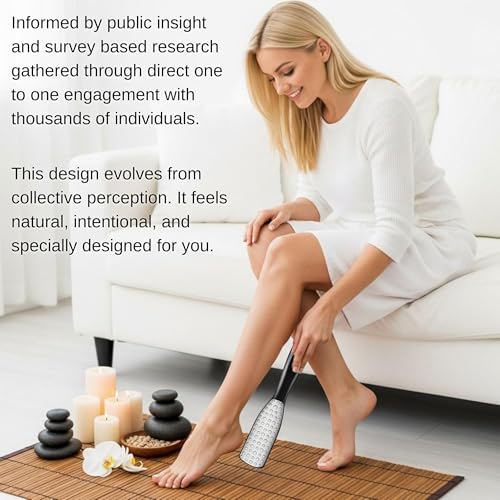 Professional Foot File & Callus Remover 2-in-1 Set for Seniors and Adults –9.6" Foot Rasp with 6.7" Nail File – Sapphire Black– Durable & Hygienic Pedicure Tool for Smooth, Soft Feet–Wet & Dry Use