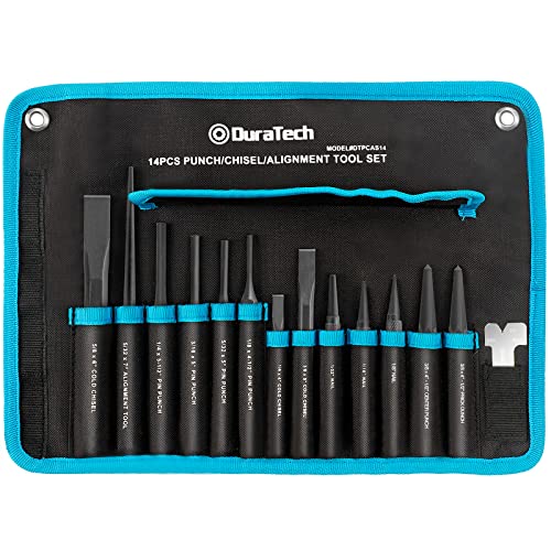 DURATECH 14-Piece Punch/Chisel/Alignment Tool Set - size: 14-Piece