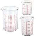 3 Piece Glass Measuring Cup Set, Includes 2-Cup, 4-Cup, and 8-Cup High Borosilicate Glasss Liquid Measuring Cups, Dishwasher, Freezer, Microwave, and Preheated Oven Safe, Essential Kitchen Tools - size: 2Cup/4Cup/8Cup