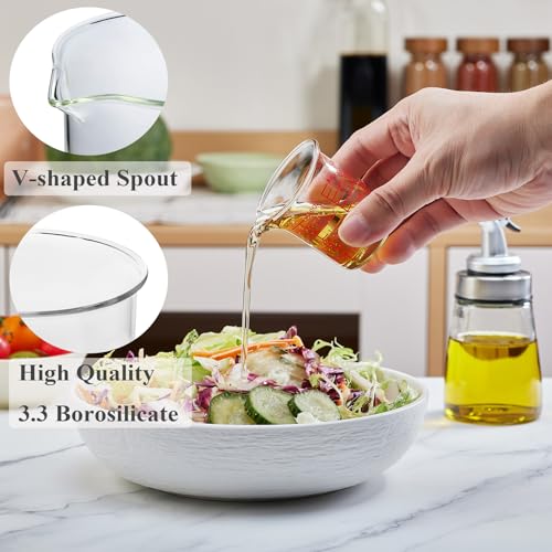 Ackers BORO3.3 Mini Borosilicate Glass Measuring Cup Set, 4-Piece, 5-60 ml - size: 5ML/15ML/30ML/60ML Measuring Cup Set