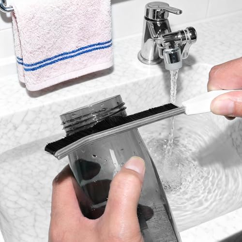 Bottle Cleaning Brush Set, 4pcs Flexible Long Handle Brushes for Bottles