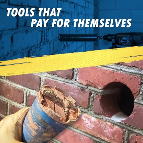 4-1/4" Dry Diamond Core Bit w/Pilot for Brick & Block, 5/8"-11 - size: 4-1/4"