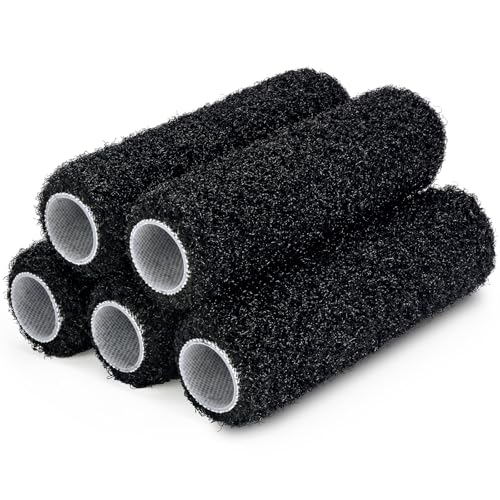 5pcs 9" Drywall Compound Roller Covers, Shed-Resistant Drywall Mud Roller - color: 5pcs