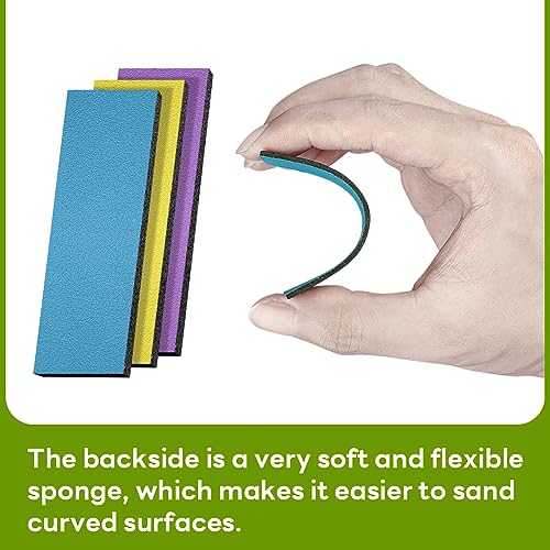 stedi Sanding Sponge for Model Gundam Building, 400-1200 Grit - style: 2mm #400 to #1200(30PCS)