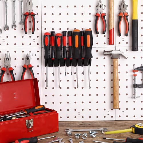 Novabright 1 Pc Black Pegboard Screwdriver Holder Pegboard Accessories - color: Black