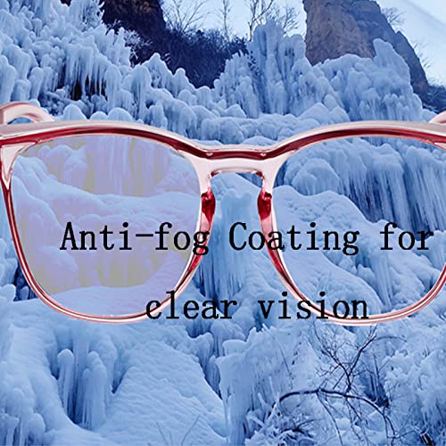 Safety Glasses for Men Women Nurses Anti Fog Stylish Fashion Comfortable Goggles with Side Shields Eye Protection for Adult - color: Light Pink