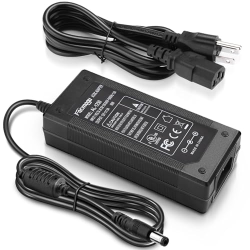 Facmogu 3 Prong 12V 5A 60W AC to DC Power Supply Adapter Converter - size: 12V 5A (3 Prong Plug)