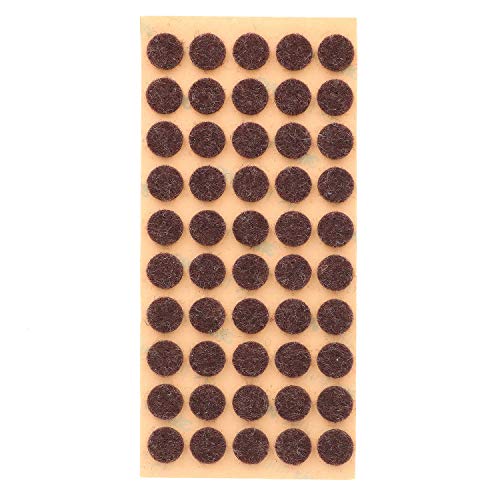Furniture Felt Pads 3/8" (10mm) Diameter Round 3M Self Adhesive Protects Kitchen Cabinets, Drawers, Desks and Furniture Against Bumps and Scratches 100 Pack - Dark Brown - color: Dark Brown 100 Pack