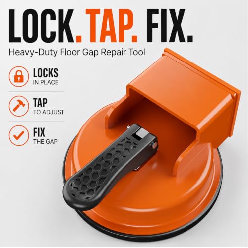Floor Gap Fixer Tool, Plank Gap Repair Kit with Heavy Duty Suction Cup