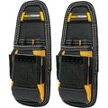MELOTOUGH Small Tool Pouch with Belt Clip Technician's Clip on Tool Pouch,Pocket Belt Holster Mini Electrican Holder with Sanp Clip (2PACK) - color: Small Tool Pouch with Yellow Color