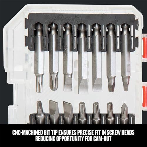 CRAFTSMAN Screwdriver Bit Set, 47-Piece, Includes Bit Tips and Power Bits, Nut Driver Set, Socket Adapters, Compatible with Versa-Track (CMAF1247) - style: 47 Pieces