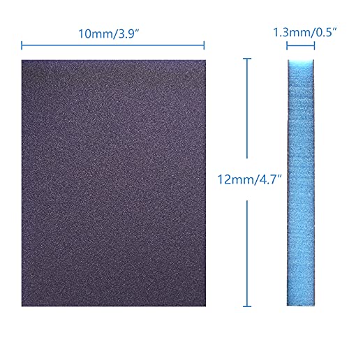 16Pcs 120 Grit Sanding Sponge, Jamiikury Fine Sanding Blocks Washable and Reusable, Wet Dry Sandpaper Sponge for Wood Metal FurniturePaint and Drywall - size: 120 Grits