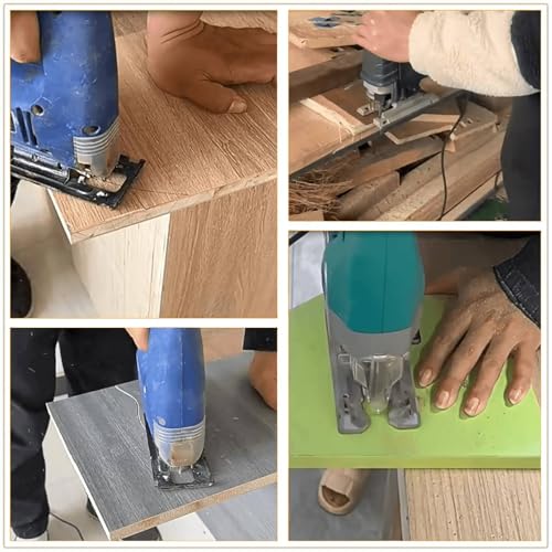 60Pcs Jigsaw Blades Set, Contractor Assorted T Shank Jig Saw Blades, Multi-Purpose HCS/HSS Blades for Cutting Wood/Plastic/PVC/Metal (T118A T118B T101AO T101D T101B T101BR T144D T244D T111D T111C)