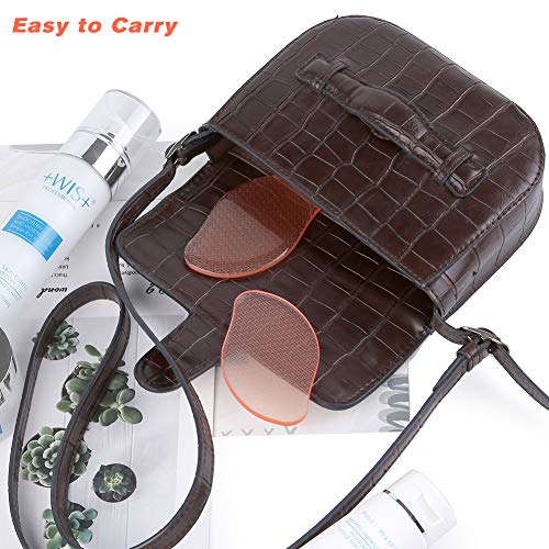 BEZOX Glass Foot File Callus Remover, Crystal Pedicure Foot Rasp for Callused, Coarse, Hard Skin Removal, Portable Hand Sized Foot Scraper for Cracked Heel - Orange - style: Orange