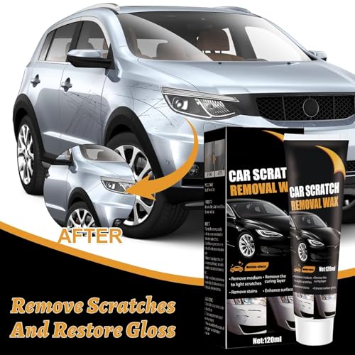 Upgraded Car Scratch Remover Polishing Wax,Cars Scratch Repair Paste with Wipe and Sponge,Car Paint Scratchs Repair Kit for Deep Scratches,Scratch Remover for Vehicles,Car Paint Polishing&Restore - color: 002