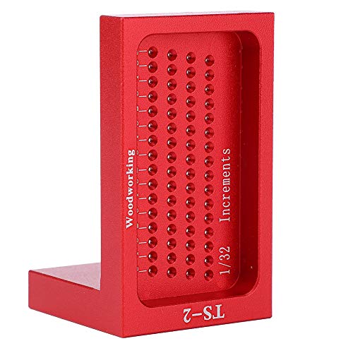 TS 2 Woodworking Ruler, Cross Calibration Ruler, Saddle Square Marking Gauge Woodworking T Type Scribing Marking Gauge Linear Measurement Tool