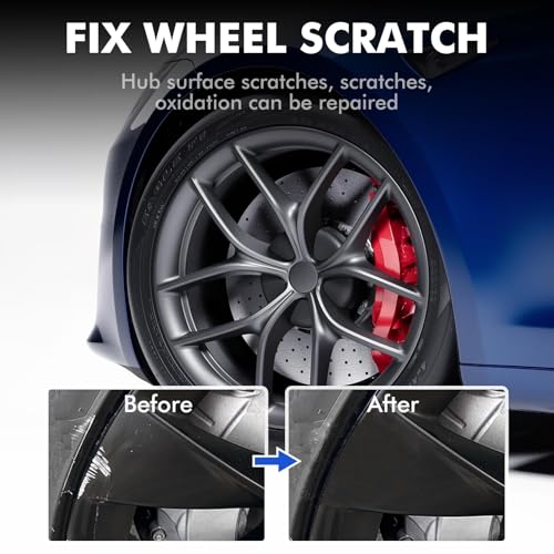 Armor Black Rim Touch Up Paint for Tesla Wheels - color: Armor Black