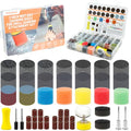 354 PCS 1 Inch Wet Dry Sanding Discs Drums 60-10000 Grit Assorted - style: 1 IN MIX