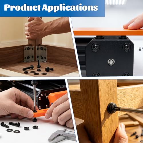 480PCS Machine Screw Assortment Kit M4 M5 M6 Phillips Pan Head for DIY - size: M4M5M6 480PCS