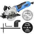 6 Amp Mini Circular Saw Corded Compact Saw for Wood, PVC Pipe - style: Corded 6A