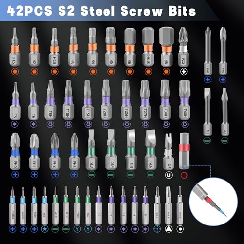 52 in 1 Magnetic Screwdriver Set with Ratcheting Handle | Professional Repair Tool Kit for Electronics, Furniture, Bicycles & DIY Projects