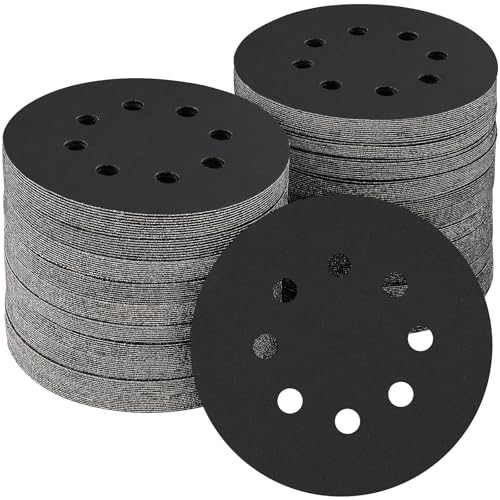 100PCS 5 Inch Sanding Discs 400 Grit Random Orbit Sander Sandpaper - style: Silicon Carbide