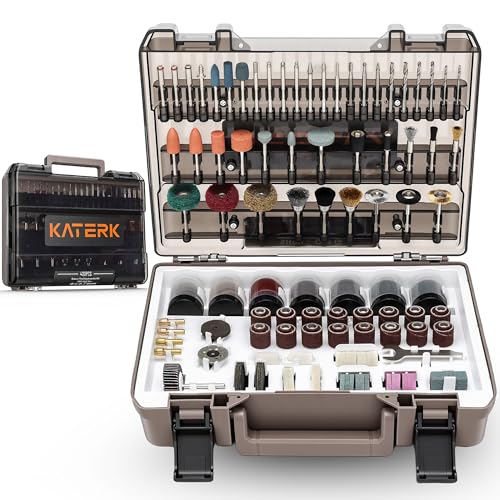 Katerk 420PCS Rotary Tool Accessories Kit Universal Drill Bit Tool Set
