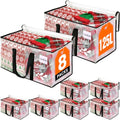 RoomHacks Moving Bags, Heavy Duty Large Storage Bags, 125L, 8 Pack, Clear - size: 125L- 8Packs