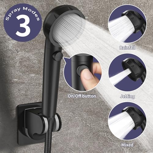 HOWUWEY Matte Black Sink Hose Attachment for Faucet with 5 Adapters - color: Matte Black