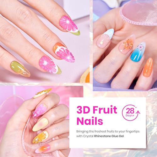 Beetles Jelly Gel Nail Polish Set, 20 Colors Neon Rainbow Soak Off Gel - color: Sunbeam Jelly - 20 Colors