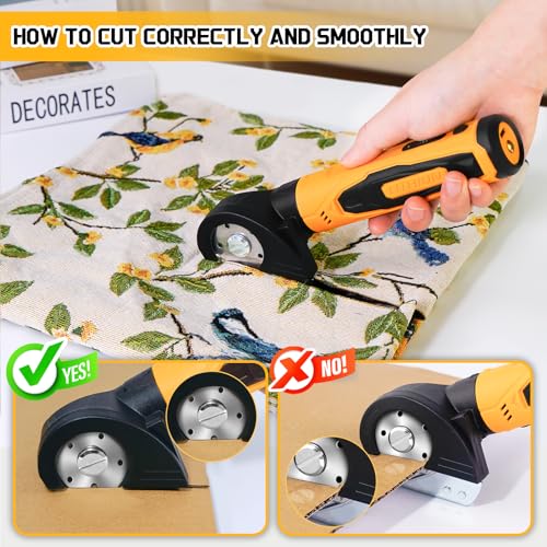 4-In-1 Cordless Electric Scissors,90pcs Multi-Functional 4V Cardboard Cutter Electric,Includes Interchangeable Rotary Tool Kit,Suitable For Cardboard Cutting,Sanding,Drilling,And Diy Crafts