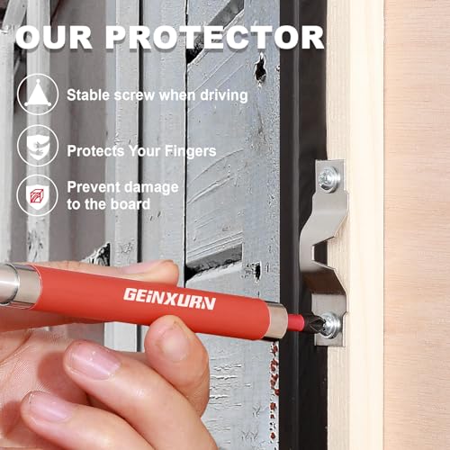 Geinxurn 3 PCS Drive Guide with Self Retracting Sleeve(3.5”) and 10 Pcs Screwdriver Bit, Magnetic Drill Bit Tip Holder for Prevent Screws Shaking When Driving - style: GSLB0080-013