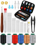 TLKKUE Sewing Kit for Adults, Steel Needles for Hand Sewing - color: 6 Colors Thread