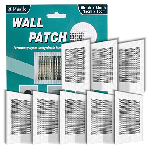 8Pcs 6 Inch Drywall Patch, Wall Repair Patches Wall Hole Repair Patch - size: 6 Inch_8Pcs