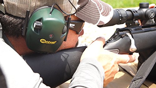Caldwell E-Max Hearing Protection Earmuffs with Sound Amplification, Automatic Shut-Off, For Range and Target Shooting - style: Over the Ear