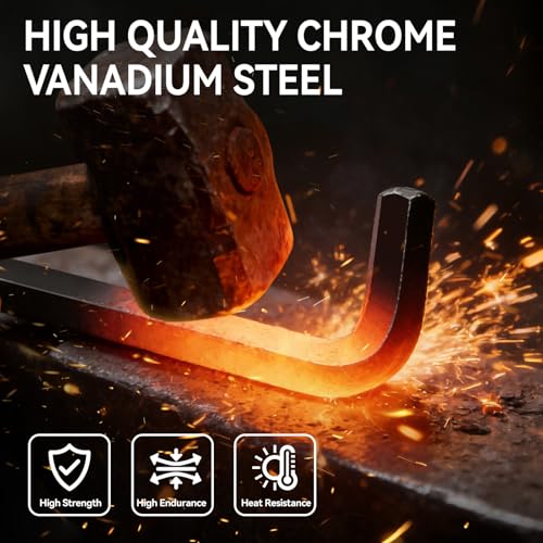 DISEN 30 PCS Upgraded Magnetic Hex Key Allen Wrench Set