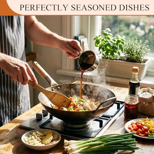 6Pcs Stainless Steel Measuring Cup, 1/3 Cup - 80ml Metal Measuring Cup, Comfortable Hand Feeling Measuring Scoops for Coffee Cooking Baking Kitchen - size: 1/3 Cup