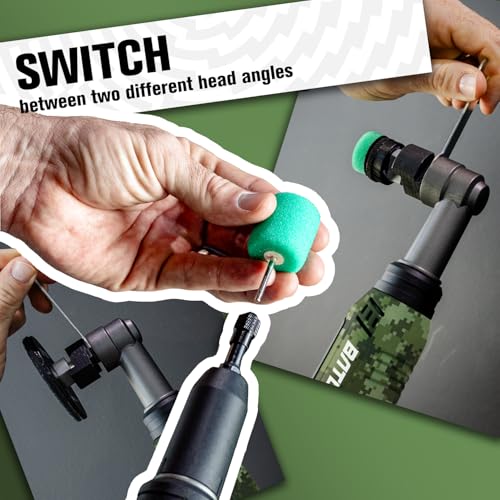 BATOCA 2026 S6 Mini Cordless Polisher 2 Heads for Car/Motorcycles Detailing Kit - size: Camouflage Pattern Style with 2 batteries