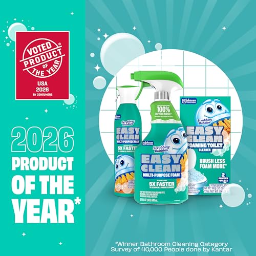 Scrubbing Bubbles Easy Clean Multipurpose Bleach-Free Bathroom Cleaner 32oz - size: 32 Fl Oz (Pack of 1)